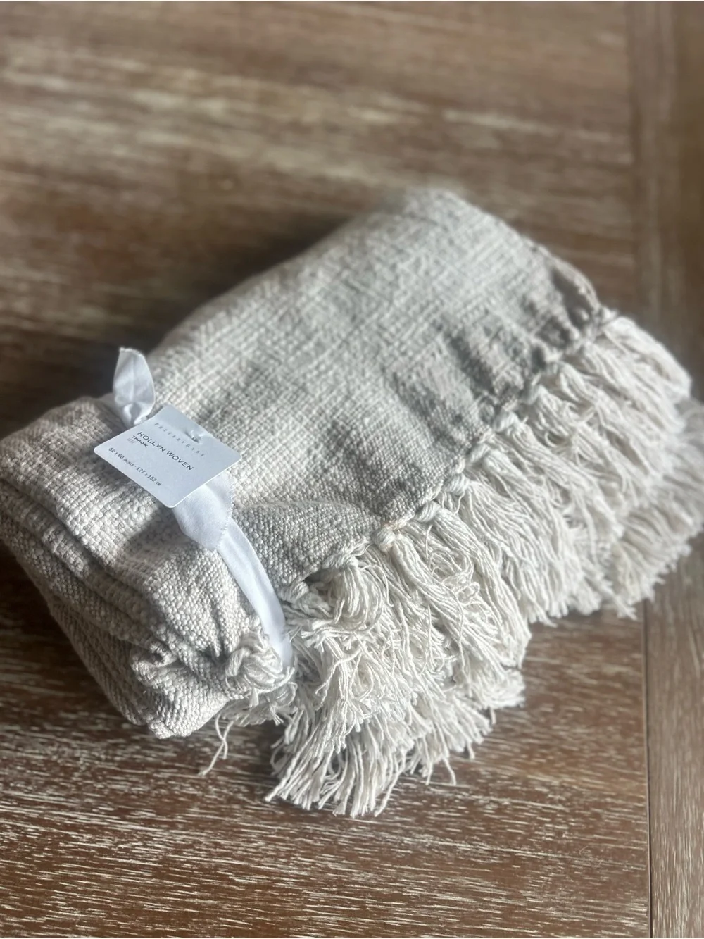 Pottery Barn Hollyn Cotton Woven Throw